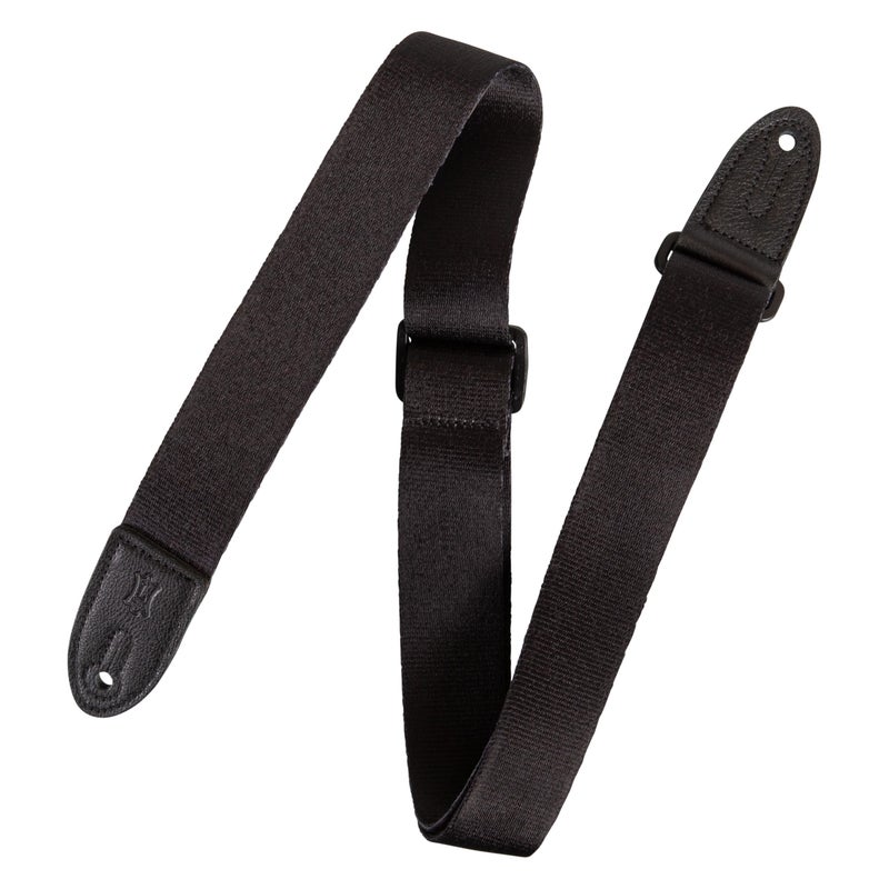 Levy's Leathers 1.5" Kids Guitar Strap Series with Tri-Glide Adjustment; Black (MPJR-BLK) - Image 1
